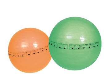 Gym Ball with Circle Logos